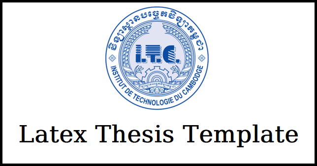 Thesis Template In Latex | DCLab